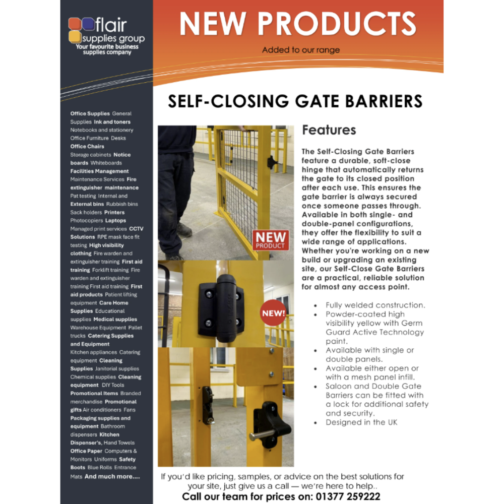 SELF-CLOSING GATE BARRIERS